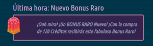 Bonus raro gelatina