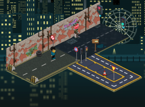 Lote guardia de tráfico