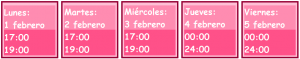 horario cancer
