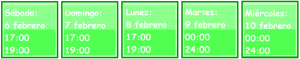 horario ciencia