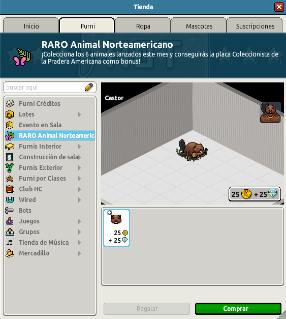 [ES] En venta Castor HabboTemplarios